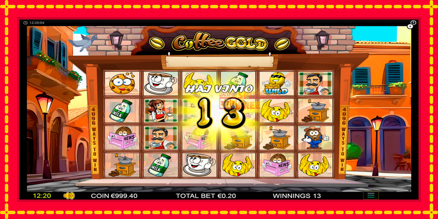 Coffee Gold mesin slot dengan animasi cerah, gambar 3