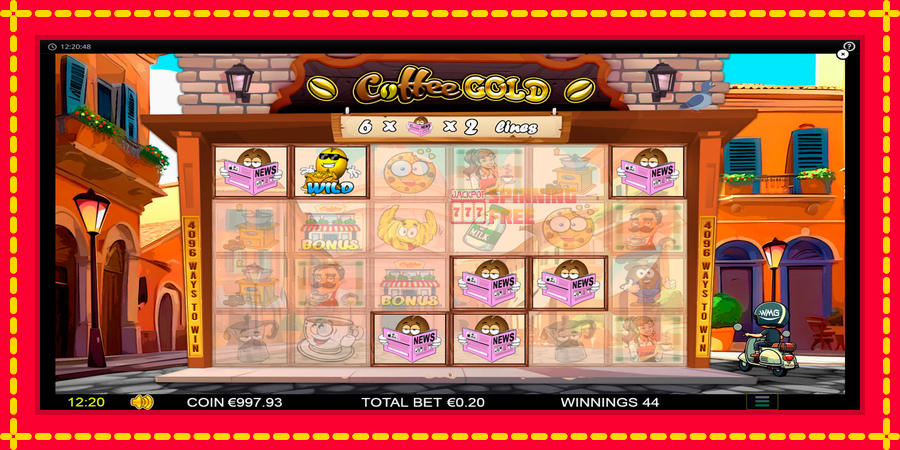 Coffee Gold mesin slot dengan animasi cerah, gambar 5