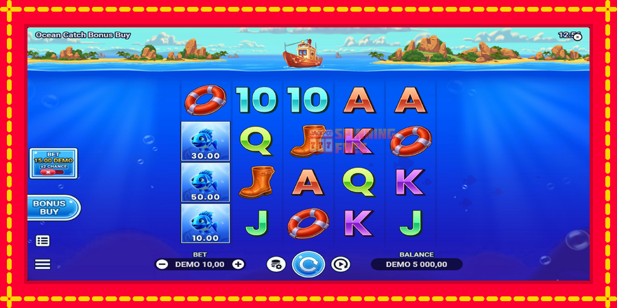 Ocean Catch Bonus Buy mesin slot dengan animasi cerah, gambar 2