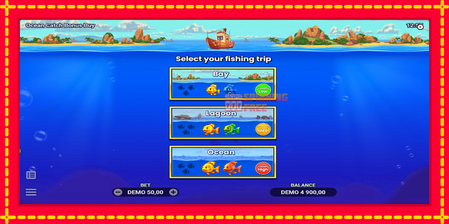 Ocean Catch Bonus Buy mesin slot dengan animasi cerah, gambar 4