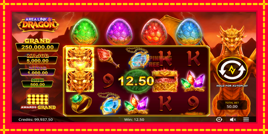 Area Link Dragon mesin slot dengan animasi cerah, gambar 4