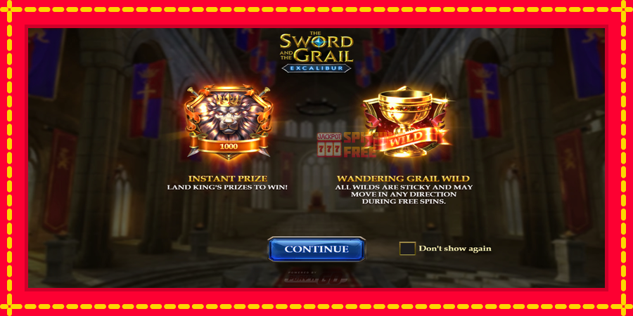 The Sword and the Grail Excalibur mesin slot dengan animasi cerah, gambar 1