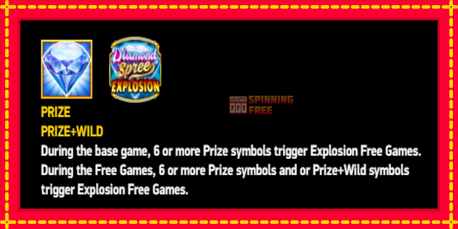 Diamond Spree Explosion mesin slot dengan animasi cerah, gambar 4