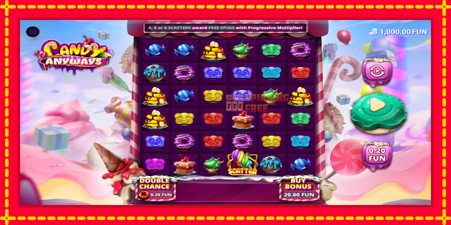 Candy Anyways mesin slot dengan animasi cerah, gambar 2