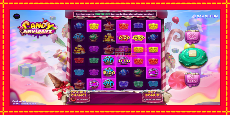 Candy Anyways mesin slot dengan animasi cerah, gambar 3