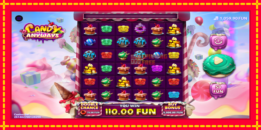 Candy Anyways mesin slot dengan animasi cerah, gambar 4