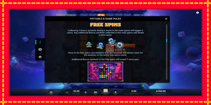 Space Miners Dream Drop mesin slot dengan animasi cerah, gambar 6