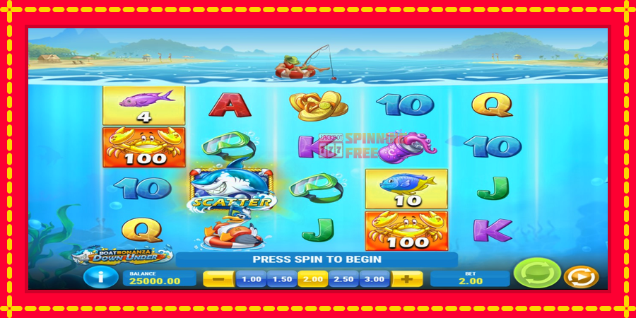 Boat Bonanza Down Under mesin slot dengan animasi cerah, gambar 3