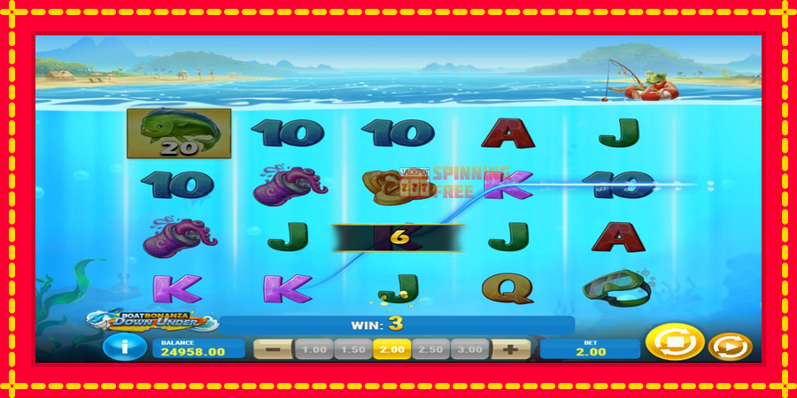 Boat Bonanza Down Under mesin slot dengan animasi cerah, gambar 5