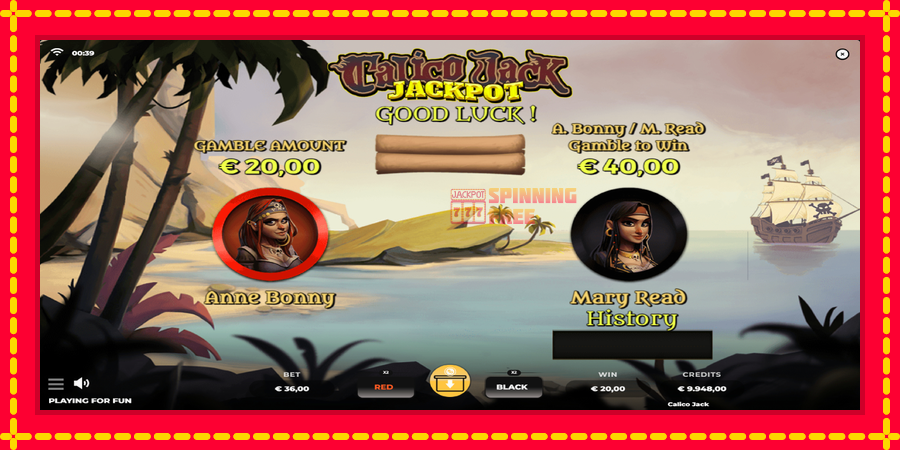 Calico Jack Jackpot mesin slot dengan animasi cerah, gambar 3