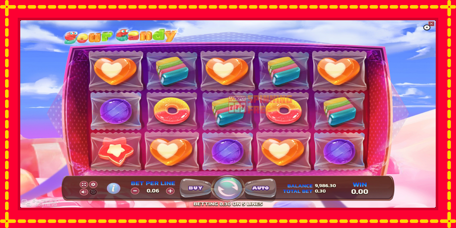 Sour Candy mesin slot dengan animasi cerah, gambar 2