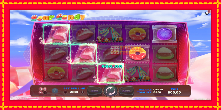 Sour Candy mesin slot dengan animasi cerah, gambar 4