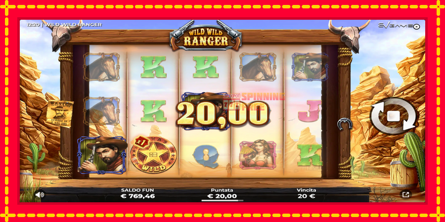 Wild Wild Ranger mesin slot dengan animasi cerah, gambar 4