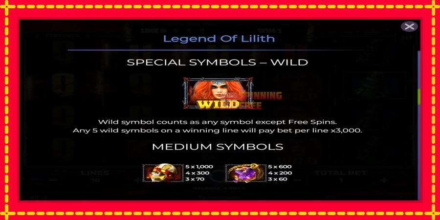 Legend of Lilith mesin slot dengan animasi cerah, gambar 5