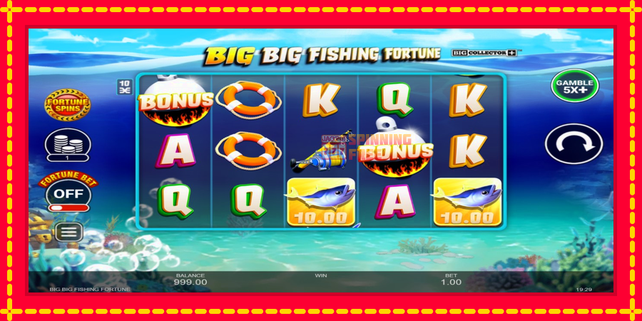 Big Big Fishing Fortune mesin slot dengan animasi cerah, gambar 2