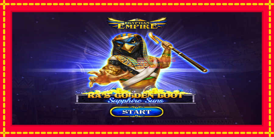 Ras Golden Loot - Sapphire Suns mesin slot dengan animasi cerah, gambar 1