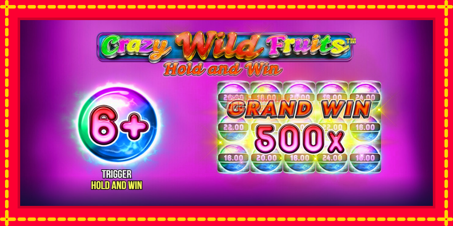 Crazy Wild Fruits mesin slot dengan animasi cerah, gambar 1