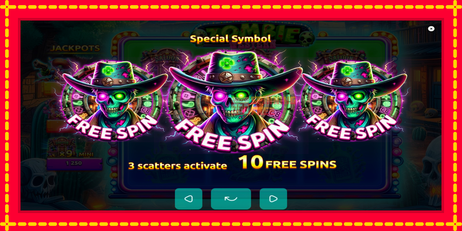 Western Zombie mesin slot dengan animasi cerah, gambar 5