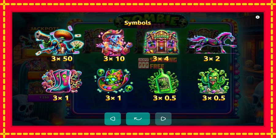 Western Zombie mesin slot dengan animasi cerah, gambar 6