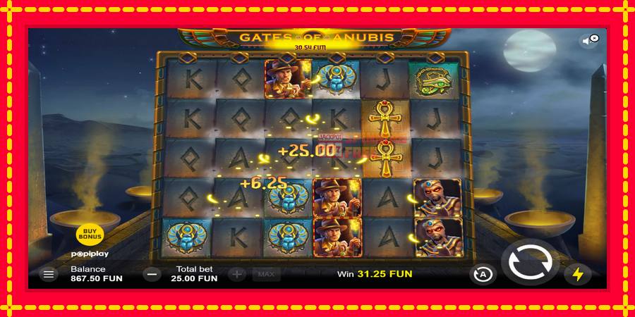 Gates of Anubis mesin slot dengan animasi cerah, gambar 4