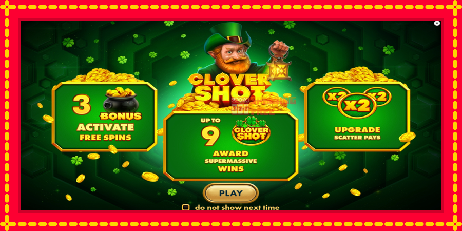 Clover Shot mesin slot dengan animasi cerah, gambar 1