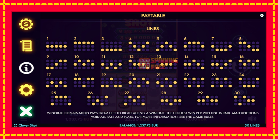 Clover Shot mesin slot dengan animasi cerah, gambar 7