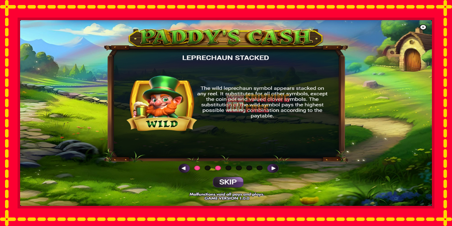 Paddys Cash mesin slot dengan animasi cerah, gambar 1