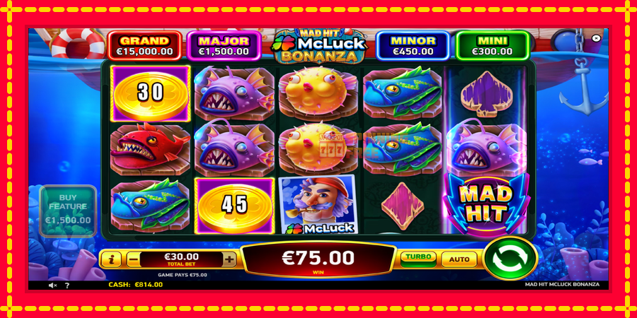 Mad Hit McLuck Bonanza mesin slot dengan animasi cerah, gambar 3