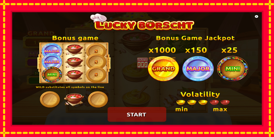 Lucky Borscht mesin slot dengan animasi cerah, gambar 1