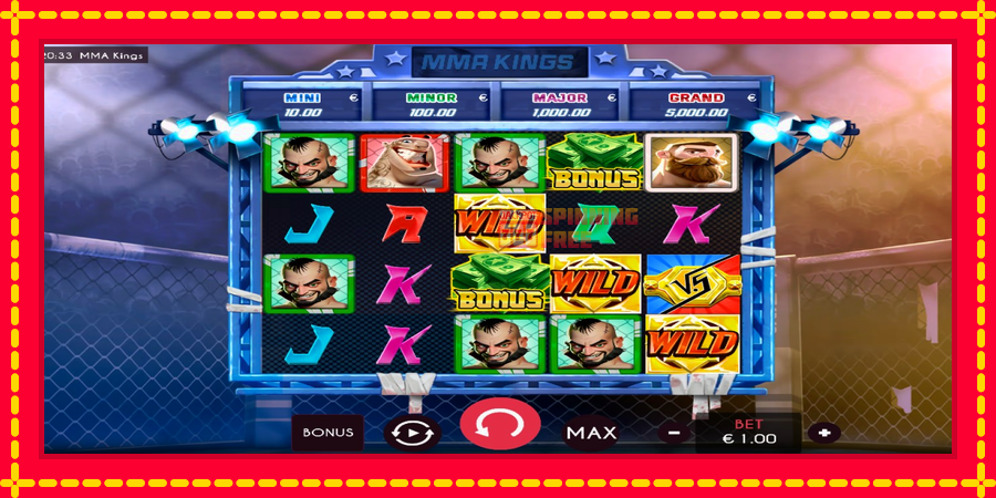 MMA Kings mesin slot dengan animasi cerah, gambar 3