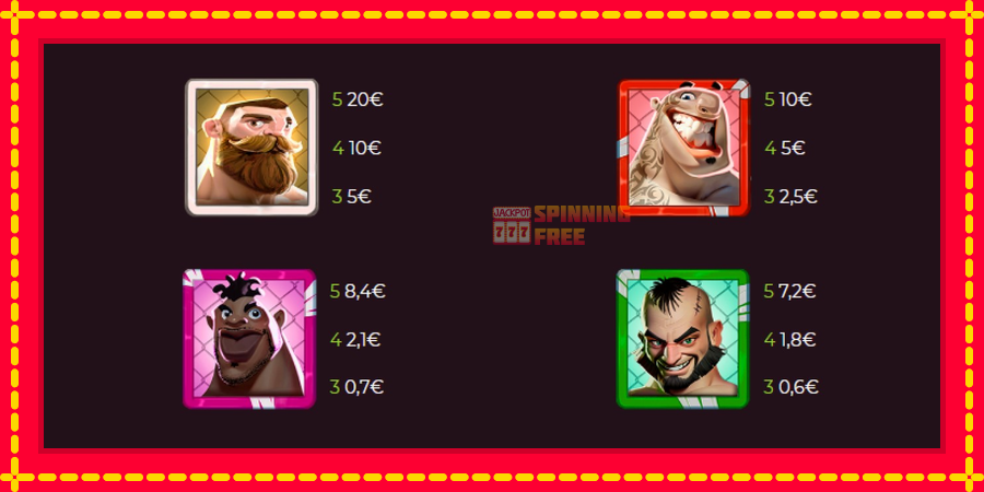 MMA Kings mesin slot dengan animasi cerah, gambar 5