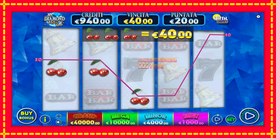 Mr. Diamond Ultra Link mesin slot dengan animasi cerah, gambar 2