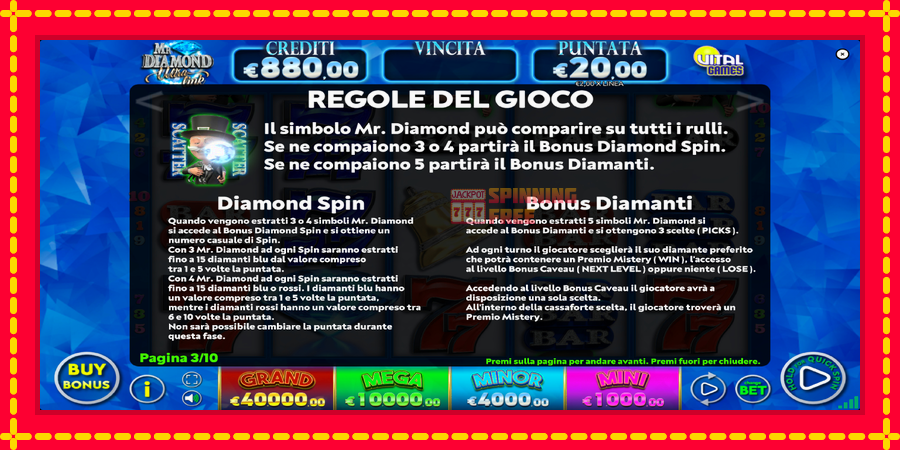 Mr. Diamond Ultra Link mesin slot dengan animasi cerah, gambar 7