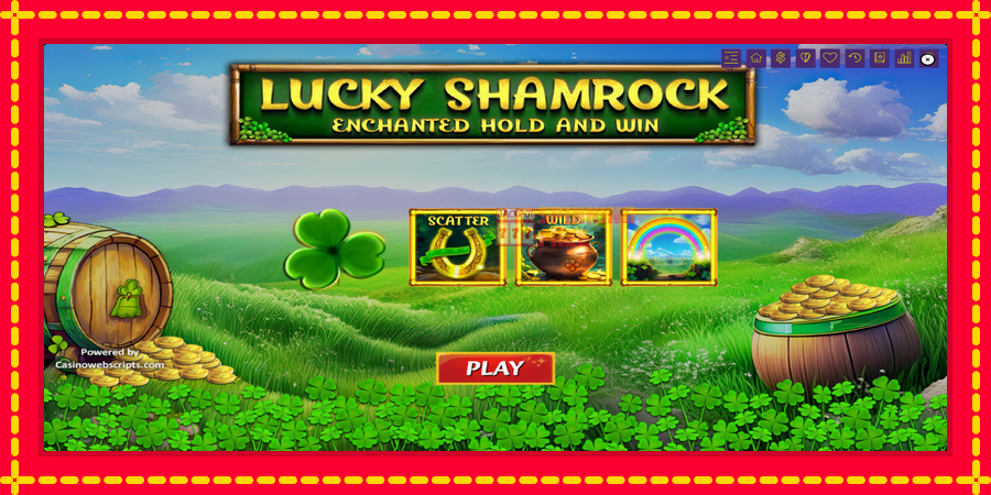 Lucky Shamrock - Enchanted Hold and Win mesin slot dengan animasi cerah, gambar 1