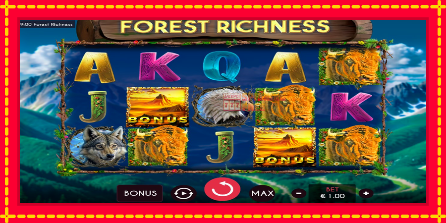 Forest Richness mesin slot dengan animasi cerah, gambar 4