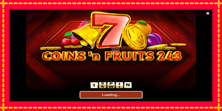 Coinsn Fruits 243 mesin slot dengan animasi cerah, gambar 1