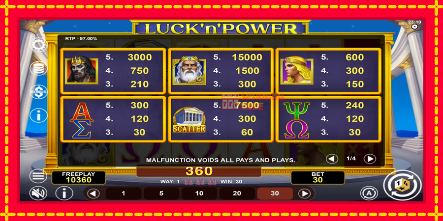 LucknPower mesin slot dengan animasi cerah, gambar 5