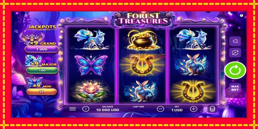 Forest Treasures mesin slot dengan animasi cerah, gambar 2