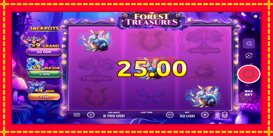 Forest Treasures mesin slot dengan animasi cerah, gambar 3