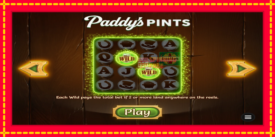 Paddys Pints mesin slot dengan animasi cerah, gambar 1