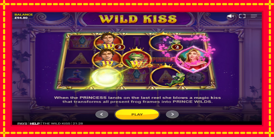 The Wild Kiss mesin slot dengan animasi cerah, gambar 5