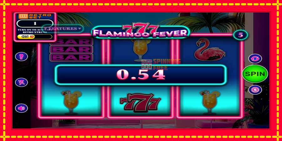 777 - Flamingo Fever mesin slot dengan animasi cerah, gambar 2