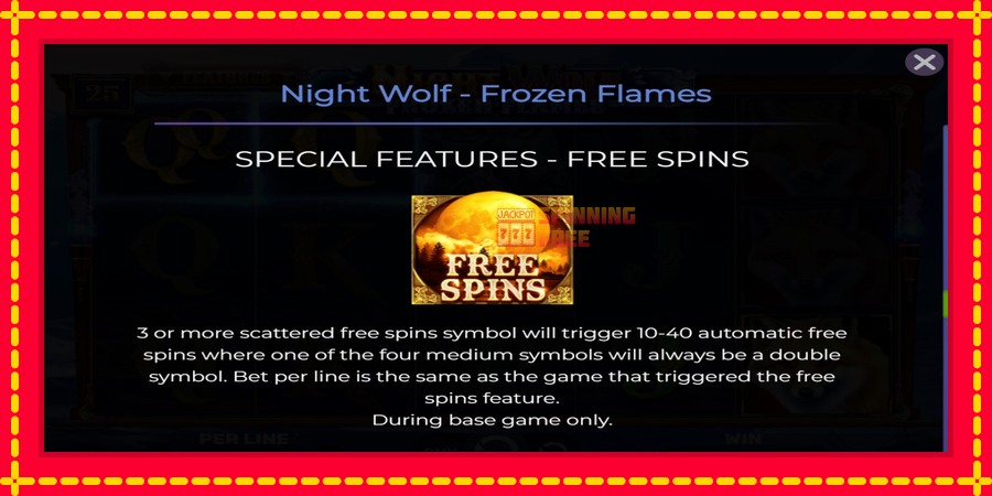 Night Wolf - Frozen Flames mesin slot dengan animasi cerah, gambar 6