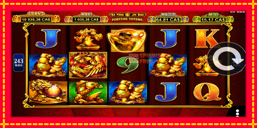 Ba Fang Jin Bao Fortune Totems mesin slot dengan animasi cerah, gambar 1