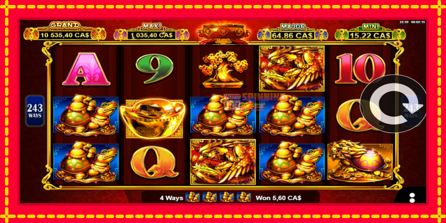 Ba Fang Jin Bao Fortune Totems mesin slot dengan animasi cerah, gambar 3