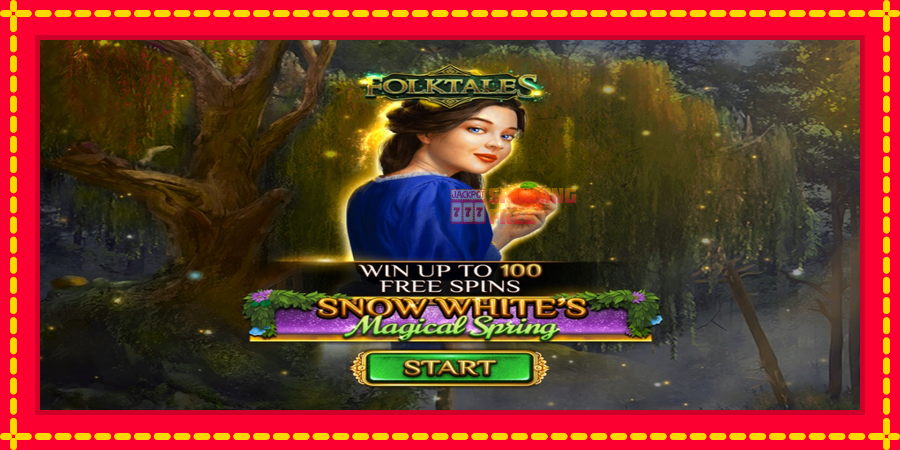 Snow Whites Magical Spring mesin slot dengan animasi cerah, gambar 1