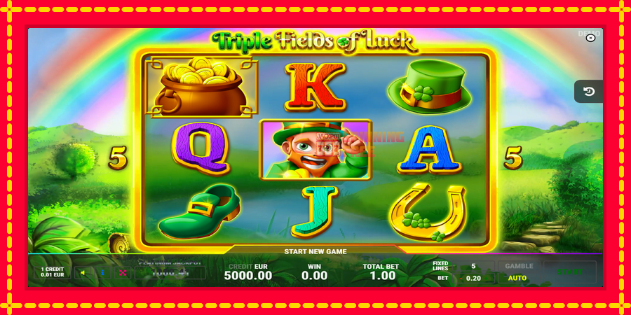 Triple Fields of Luck mesin slot dengan animasi cerah, gambar 1