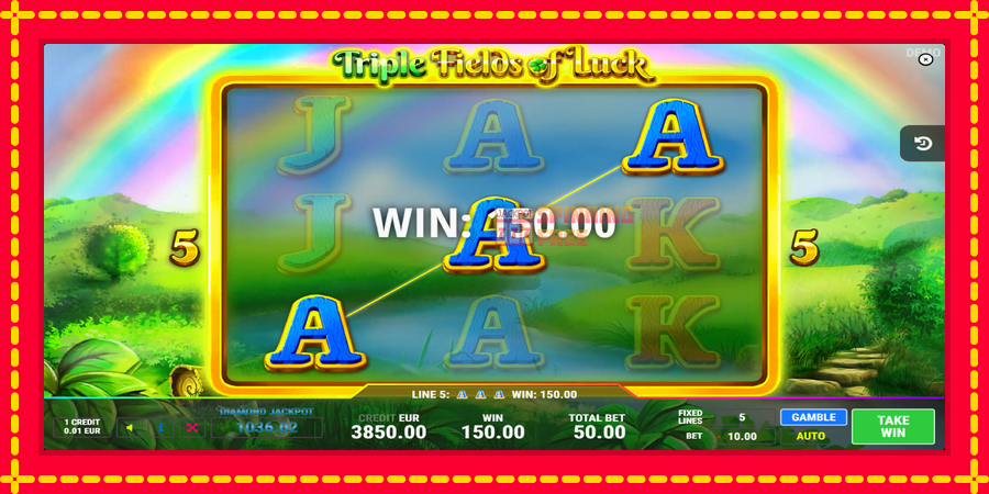 Triple Fields of Luck mesin slot dengan animasi cerah, gambar 2