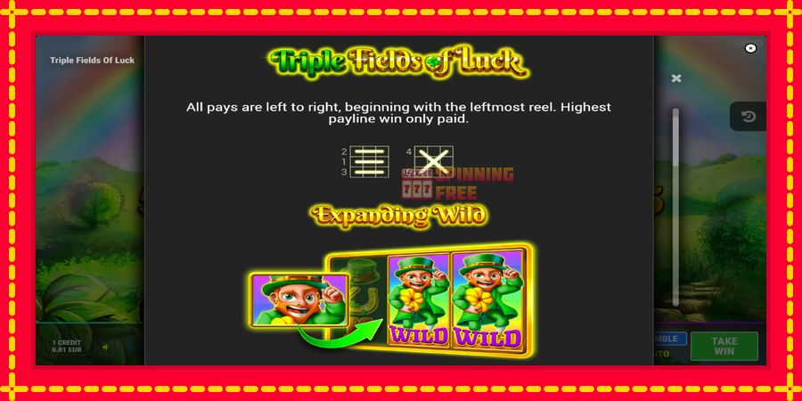 Triple Fields of Luck mesin slot dengan animasi cerah, gambar 5