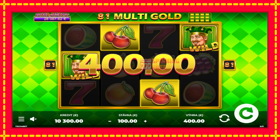 81 Multi Gold mesin slot dengan animasi cerah, gambar 2